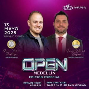 Open Edición Especial Medellín 13 Mayo