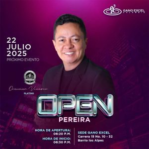 Open Pereira 22 Julio