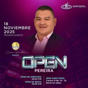 Open Pereira 18 Noviembre