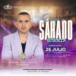 Súper Sábado Barranquilla 25 Julio